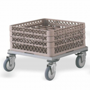 carro inox para cestas de vajilla con ruedas