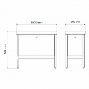 MEDIDAS DE MESA PARA MARISCO