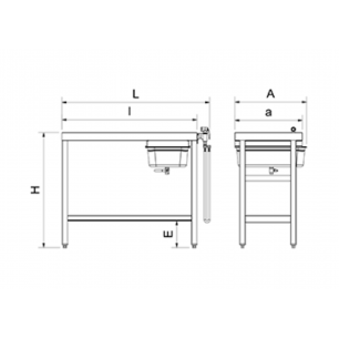 MESA PARA COCCIÓN MARISCO