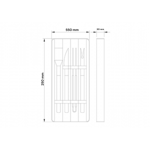 MEDIDAS DE KIT PARA BARBACOA