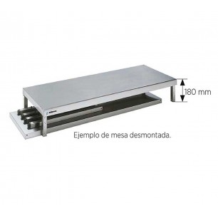 MESA CENTRAL DESMONTADA GAMA 500