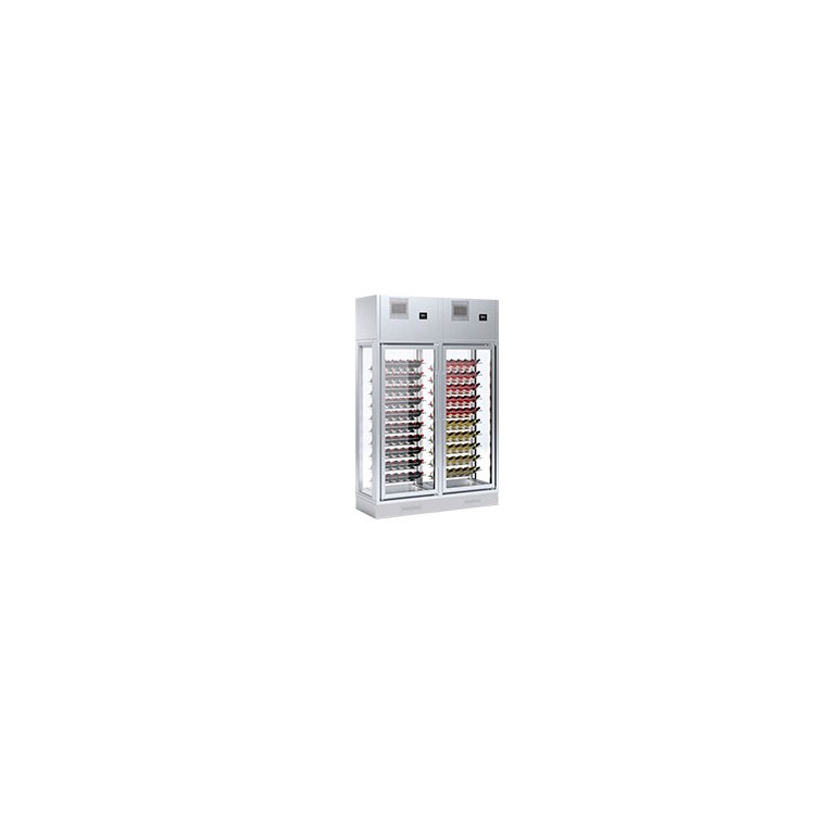 Vinoteca Central Enolux 2 Puertas Gris 1697x632x2300 mm