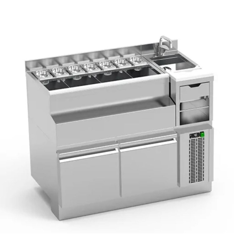 Mueble Refrigerado 160 cm - Cuba Izquierda