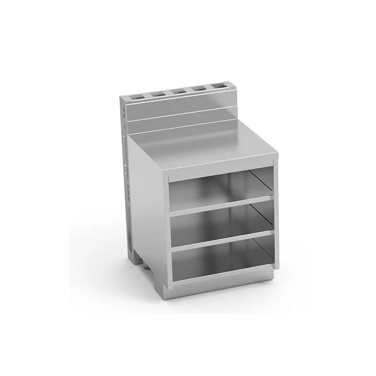 Mueble Estanteria con Encimera Lisa y Muro Tecnico 50x77x85 cm
