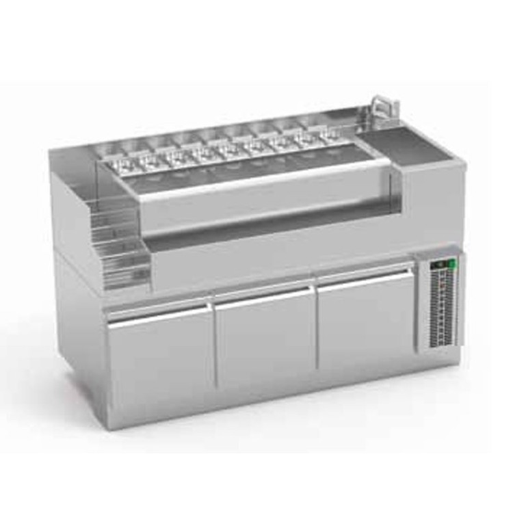Mueble Refrigerado con Pirámide