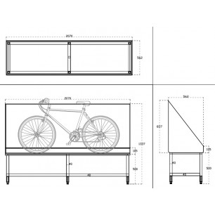 MEDIDAS FREGADERO PARA LAVADO DE BICIS